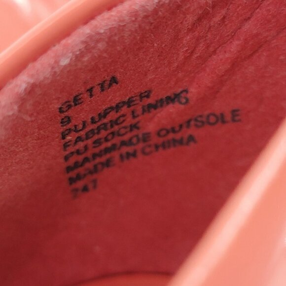 Madden Girl 9 Coral Vegan Patent 4" Heel .75" Platform - Picture 9 of 11